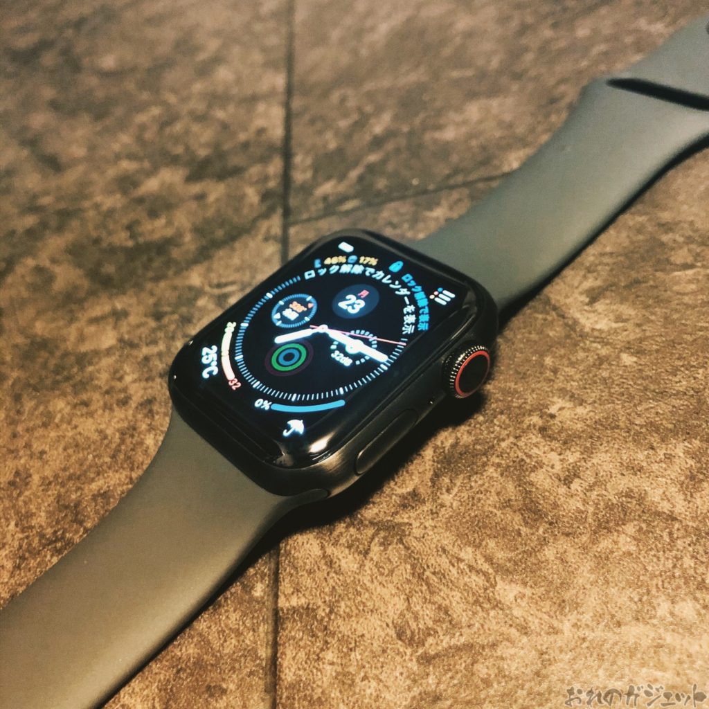Apple Watch Series7 45mmスペースブラックチタニウムケース